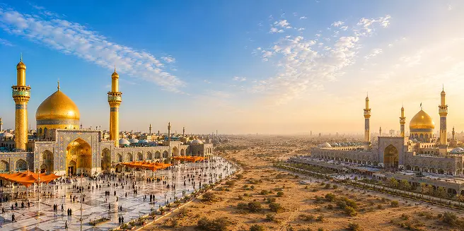 پرواز از مشهد به نجف